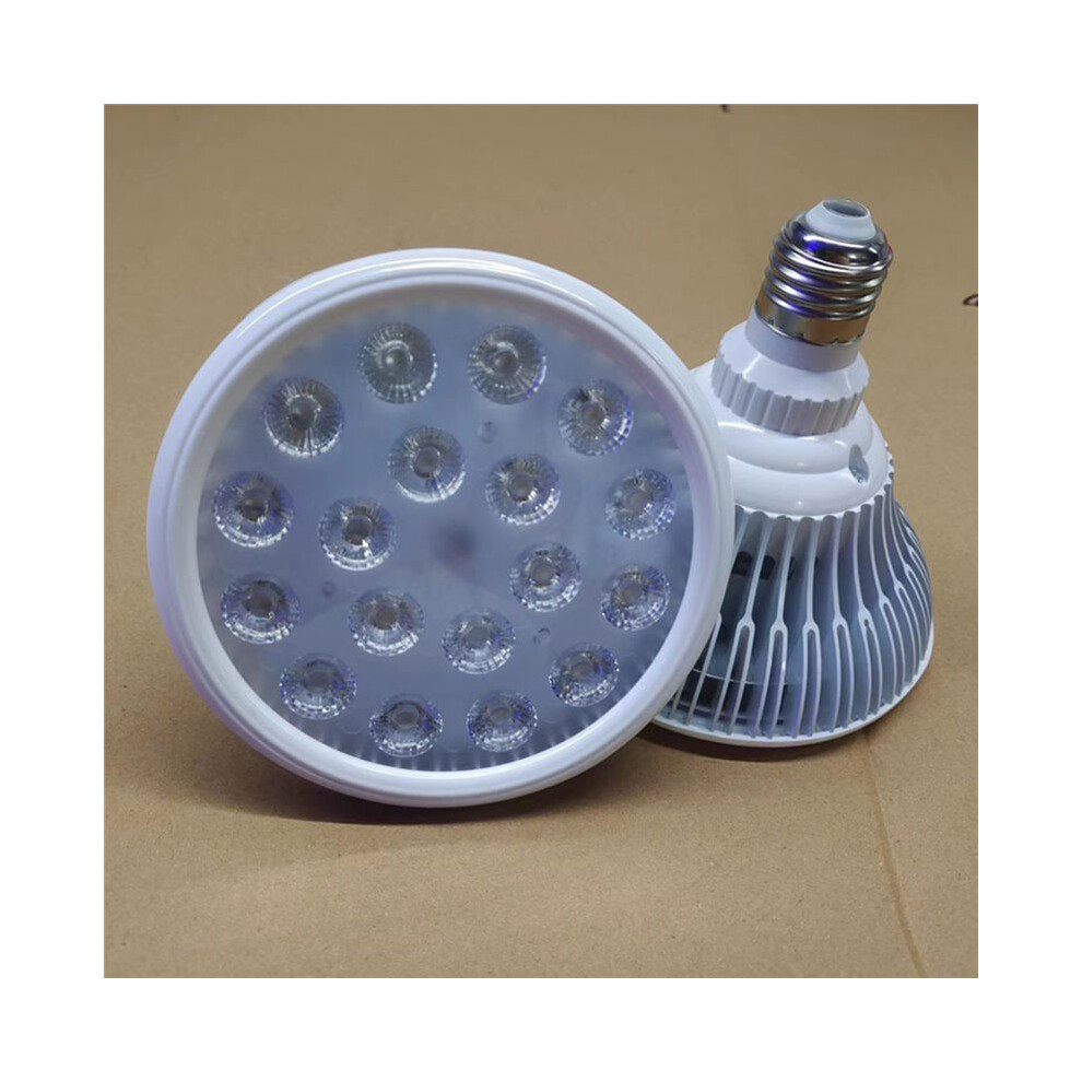 54W LED Therapy Light 660+850nm Near-Infrared Therapy Light PAR38 Beauty Light Red Light Therapy Near Infrared EU Plug