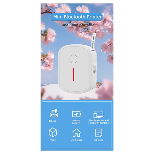 Portable Thermal Printer Like P15 D11 Wireless  Label Tag Maker for Home Office Labeling Sticker Machine 1