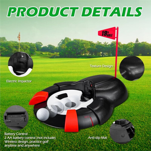 Automatic Putting Cup, Auto Returning  Cup Aids Training for Indoor/Outdoor Practice 1