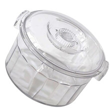 Magnetic Polisher Bucket Acrylic Jewelry Polishing Machine Drum,Accessory for 180mm KT-185 KD-185 Magnetic Tumblers
