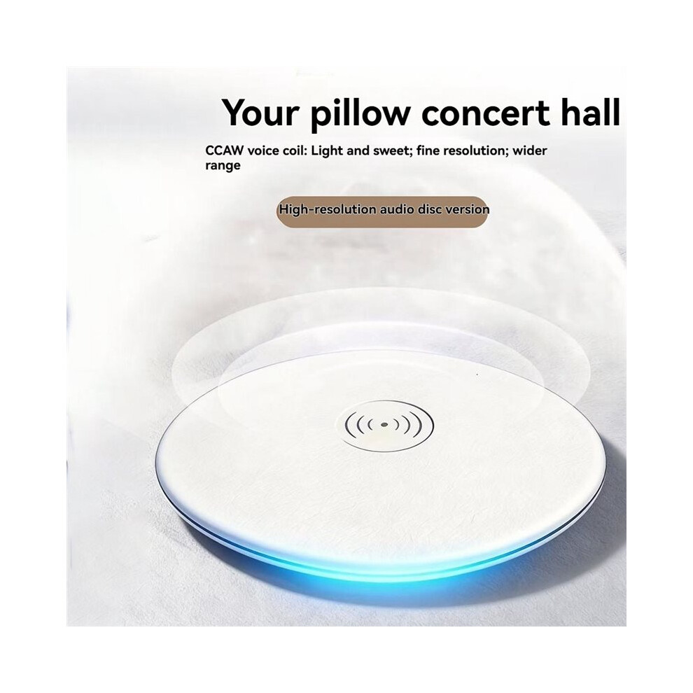 Under Pillow Sleep Speaker 5.4 Hi-Fi Noise Soundbar Wireless Bone Conduction Speaker White 4714149757065