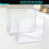 2Pack Acrylic Display Case Trading Card Storage Box Stackable Protector Dust-Proof Collector Storage Protector 3