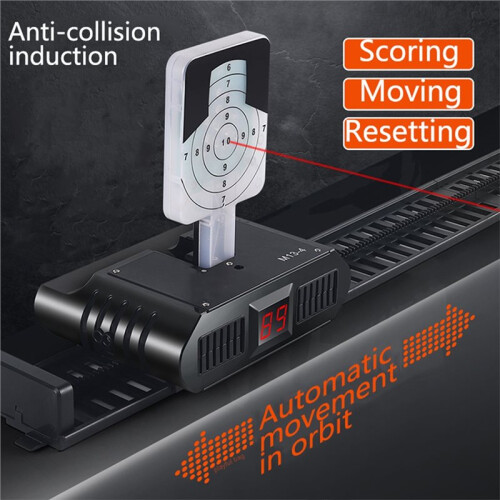 New Upgrade Full Automatic Multi-Function Voice Music Automatic Scorer Automatic Reset Laser Target Toy Shoot Targe 2