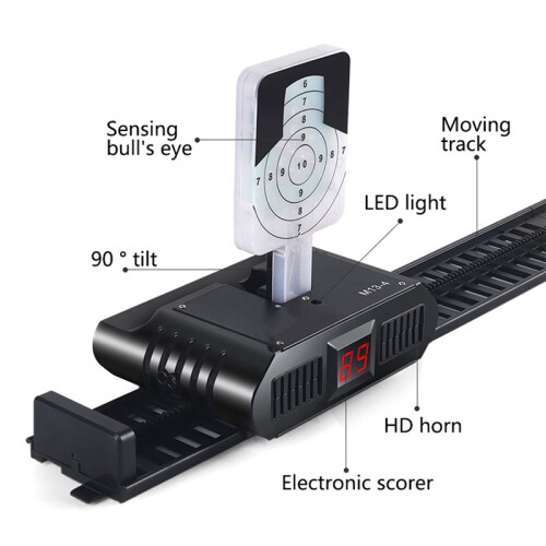 New Upgrade Full Automatic Multi-Function Voice Music Automatic Scorer Automatic Reset Laser Target Toy Shoot Targe