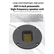 HiFi 4 Inch Tweeter Speaker Unit 4 Ohm 40W Ribbon Belt Type High Frequency Treble Loudspeaker for Home Audio DIY