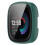 Green TPU Case with Screen Protector, AntiCollision and AntiFog for Fitbit Versa 4/Sense 2 2