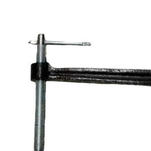 Herramienta de Sujeción de Puente Ajustable. Abrazadera de Puente de Guitarra Metálica para Mantenimiento y Reparación de Guitarra Acústica Folk B