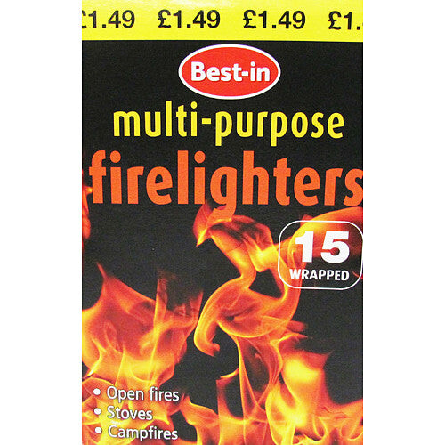 Bestin Firelighters 15pk (Pack of 28) 1