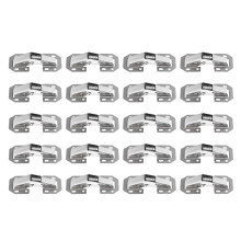 Bridge Type 4 Inch Noiseless Hinge 20Pcs Nickel