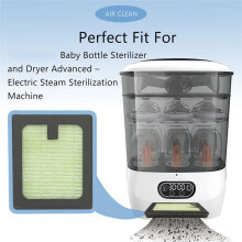 For Baby Brezza Premium Baby Bottle Dryer Filter and Baby Brezza Baby Bottle Washer HEPA Filter Accessory Replacement