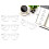 Blue Light Blocking Reading Glasses 2.0x Magnification Clear Frame Square 4 Pack for Women 5