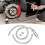 Flexible Brake Bleeder Hose Kit for Motorcycle Clutch with Check Valve 14