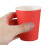 80 Paper Cups (9oz) - Plain Solid Colours Birthday Party Tableware Catering(Red) 9