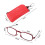 Folding Reading Glasses with Case Anti Blue Light Black Frame +1.50 Compact Keychain Design 5