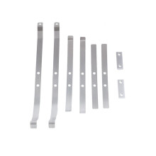 4X Edelstahl-Upgrade-Kit für Feste Federplatten An der Hinterachse für 1/12 MN82 LC79 RC-Autoteile