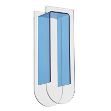 Modern Acrylic Clear Vase, Youth Blue 8.1oz