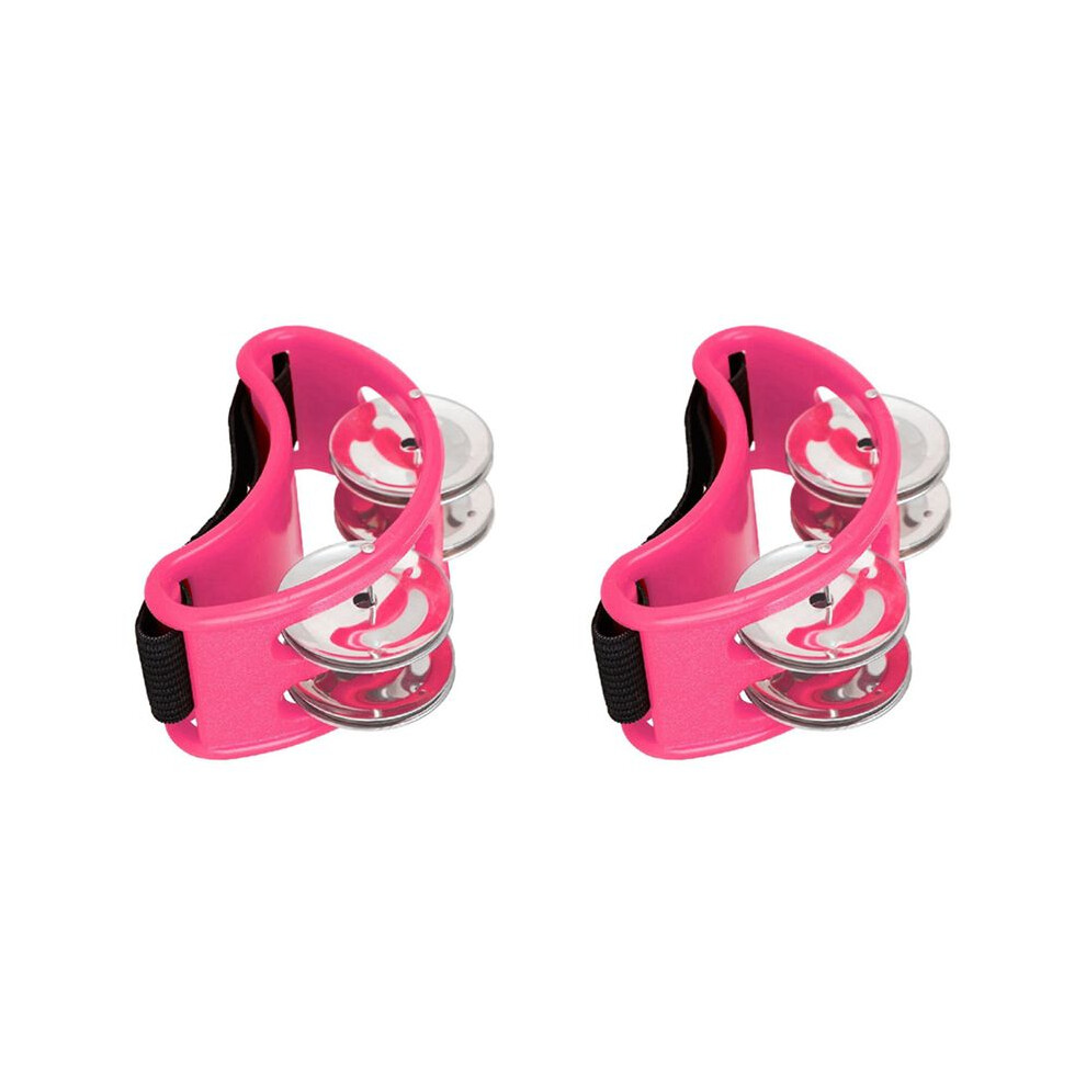 2X Powerful Sound Foot Tambourine Adjustable Foot Tambourines With Musical Instrument For Performance Singing 6032598227372