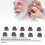 10pcs Silicone Domes Open-Type M Natural 3