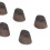 10pcs Silicone Domes Open-Type M Natural 10