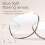 Blue Light Blocking Glasses for Computer Gaming with A2 Style Clear Replacement Lenses 4 Pack 3