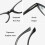 Women's Cat Eye Blue Light Blocking Reading Glasses 2.0 Magnification Black Frame 5