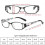 Women's Blue Light Blocking Reading Glasses 1.0x with Stylish Red Patterned Frame 3
