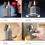 VoiceActivated Kerosene Lighter with Retro Flip Design, Soft Flame Refillable Gift Black 2