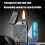 VoiceActivated Kerosene Lighter with Retro Flip Design, Soft Flame Refillable Gift Black 3