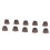 10pcs Silicone Domes Open-Type M Natural 9