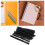 100PCS Spiral Coils 16mm 140 Sheets 4:1 Black A4 14