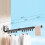 Retractable Wall Mount Clothes Drying Rack - Aluminum, 92cm 2