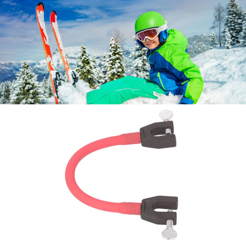 Professional Ski Tip Connector for Beginners, Durable Red Training Aid 2