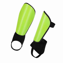 Fußball-Shin-Guard mit Knöchelprotektor, Grün, Größe S 16x8cm
