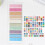 14800 Sheets Transparent Sticky Notes Self-Adhesive BookMarker Annotation Reading Book Clear Tab Posted It 5