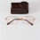 Reading Glasses 2.5X Foldable Titanium Blue Light Blocking Gold and Silver Dual Tone 2