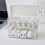 Compact Transparent Desktop Cable Organizer Box with Lid-No Cord and Charger Storage Solution for Home Organization B 1