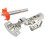 4PCS Hydraulic Soft-Close Hinges 304 Stainless 2