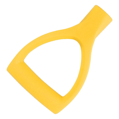 Plastic Snow Shovel Handle D Type 32mm ID Quick Install Yellow 1