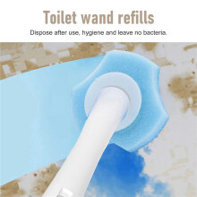 System de Limpeza de Vasos Sanitários Descartáveis Recargas Descartáveis Descartáveis Recargas Descartáveis com Escova Fresca - 180 Recargas