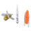 Space Shuttle Toy with Smooth Edges 1:72 Scale Realistic Alloy Rocket Ship Set 3
