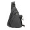 Grey Oxford Fanny Pack, One Size, Adjustable Strap 2