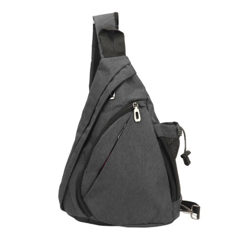 Grey Oxford Fanny Pack, One Size, Adjustable Strap 1