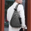 Grey Oxford Fanny Pack, One Size, Adjustable Strap 4