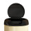 Desktop Trash Can Cream Flip Lid, Moderate Cap 10