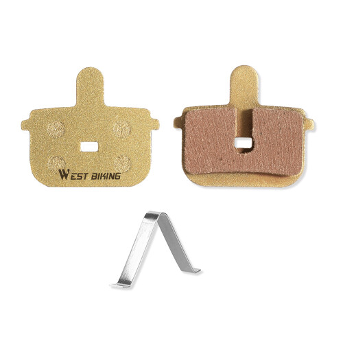 Copper-Based SemiMetal MTB Pad Gold 34x29.5mm Pair 2