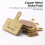 Copper-Based SemiMetal MTB Pad Gold 34x29.5mm Pair 4