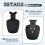 Motorcycle Passenger Rear Support Backrest  Cushion Lumbar Backrest for VOGE CU625 3
