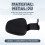 Motorcycle Passenger Rear Support Backrest  Cushion Lumbar Backrest for VOGE CU625 6