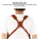 Leather Double Shoulder Camera Harness Strap for DSLR, Brown 5