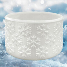 Silikon-Becherhülle, Eisbecher-Stiefel, Auto-Wasserbecher-Flaschen-Schutzhülle, Schneeflocken-Textur, Rutschfeste Hülle